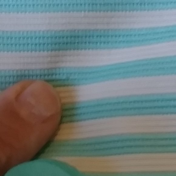 UGC YOUNGLAND TURQUOISE & WHITE STRIPE GIRLS DRESS - Picture 6 of 12